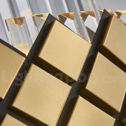 Luxury Modern Gold Plus Black Round K9 Crystal Pendant Chandelier Exhibition Hall