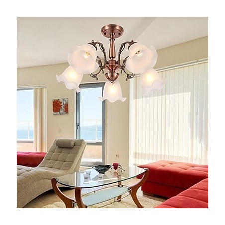 Modern Contemporary Traditional Classic Retro Electroplated Metal Flush Mount