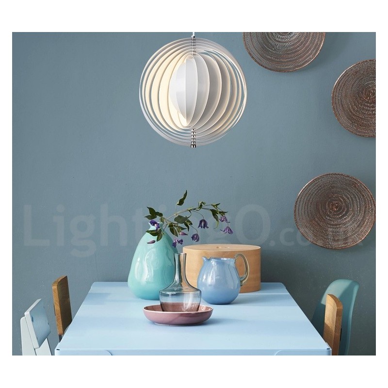 Globe White Rotate Postmodern DIY Pendant Light