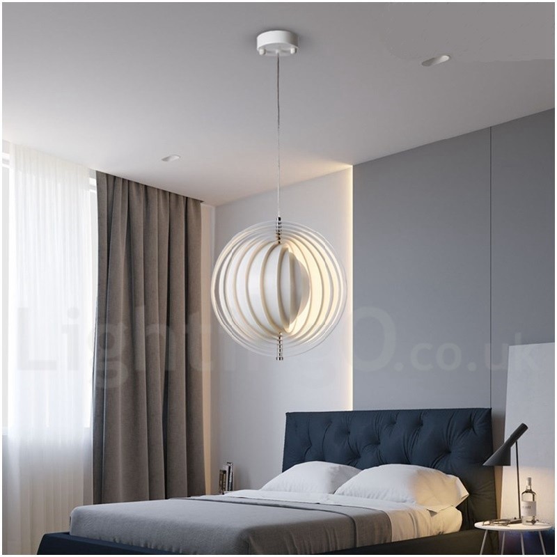 Globe White Rotate Postmodern DIY Pendant Light