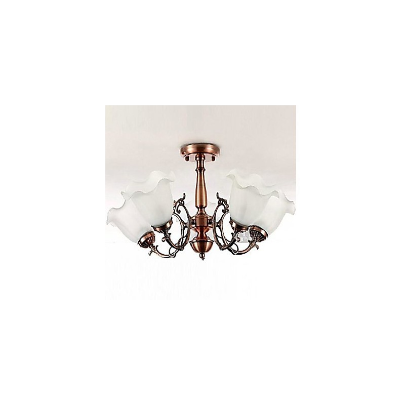 Modern Contemporary Traditional Classic Retro Electroplated Metal Flush Mount