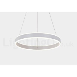 1 Ring Two Strips Art Deco Pendant Light 60cm Suspended Light