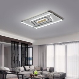 Rectangle Modern Contemporary Flush Mount Light