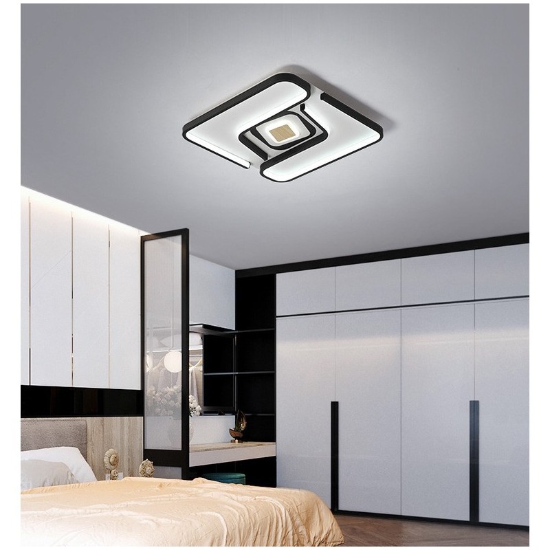 Square Modern Contemporary Flush Mount Light