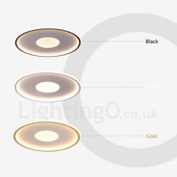 Ultra Thin Dimmable Modern Contemporary Nordic Style Flush Mount Ceiling Lights with Remote Control Also Can Be Used As Wall Light