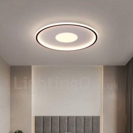 Ultra Thin Dimmable Modern Contemporary Nordic Style Flush Mount Ceiling Lights with Remote Control Also Can Be Used As Wall Light