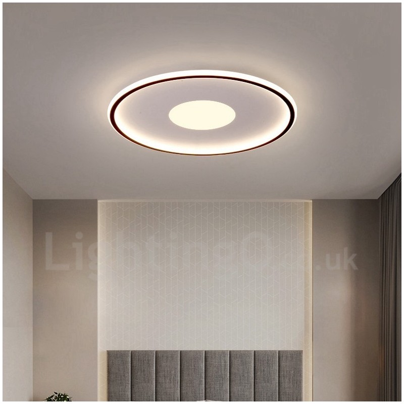 Ultra Thin Dimmable Modern Contemporary Nordic Style Flush Mount Ceiling Lights with Remote Control Also Can Be Used As Wall Light