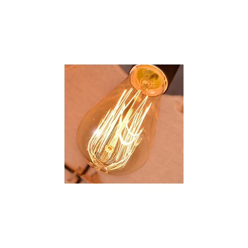 Retro handmake hemp rope countyard chandelier lamp in the industrial countryside style