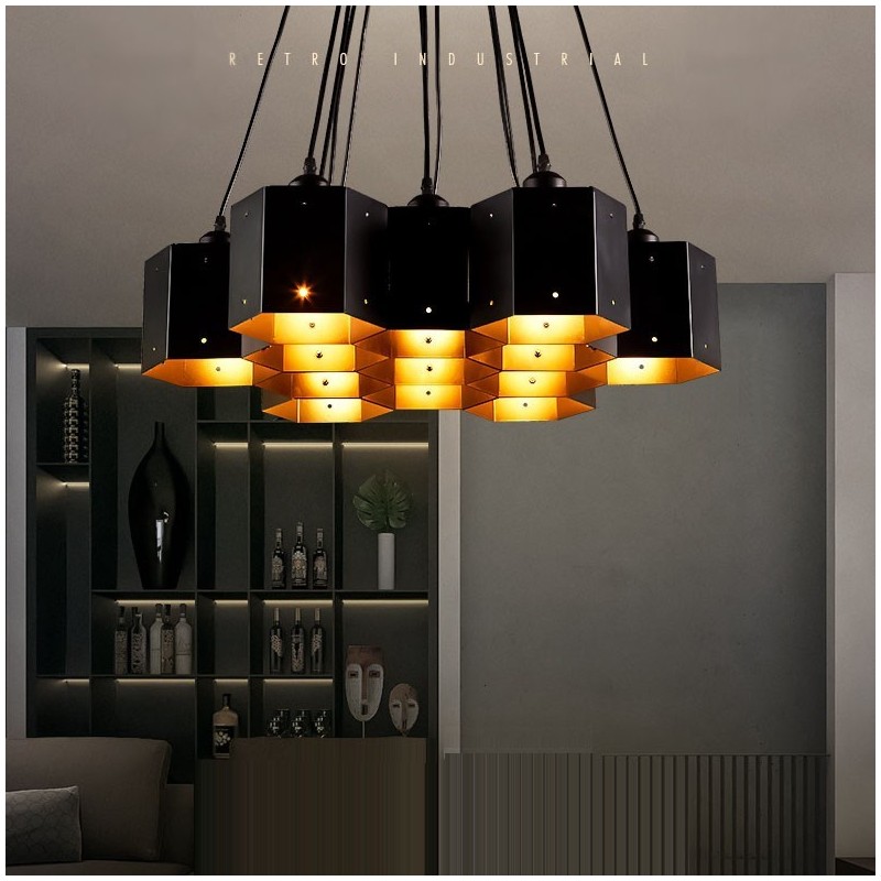 Loft Industrial Style Pendant Chandelier Light