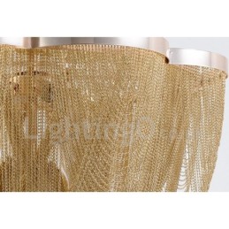 Tassels Chandelier Designer Pendant Light Silver Gold Colour