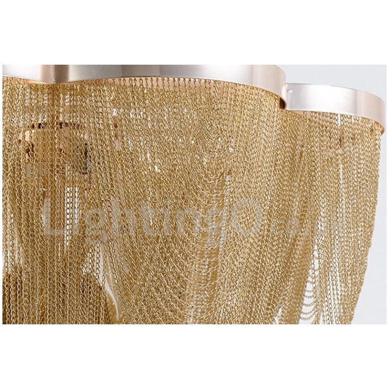 Tassels Chandelier Designer Pendant Light Silver Gold Colour