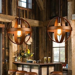 Retro Iron Lamp Modern Minimalist Industrial Style Chandelier