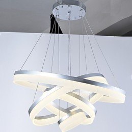 Acrylic Chandelier Ring Pendant Light Lighting Fixtures with