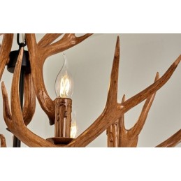 6 Light Rustic Artistic Retro Antler Antique Chandelier