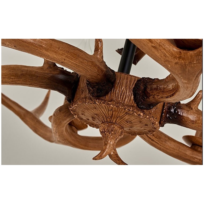 6 Light Rustic Artistic Retro Antler Antique Chandelier