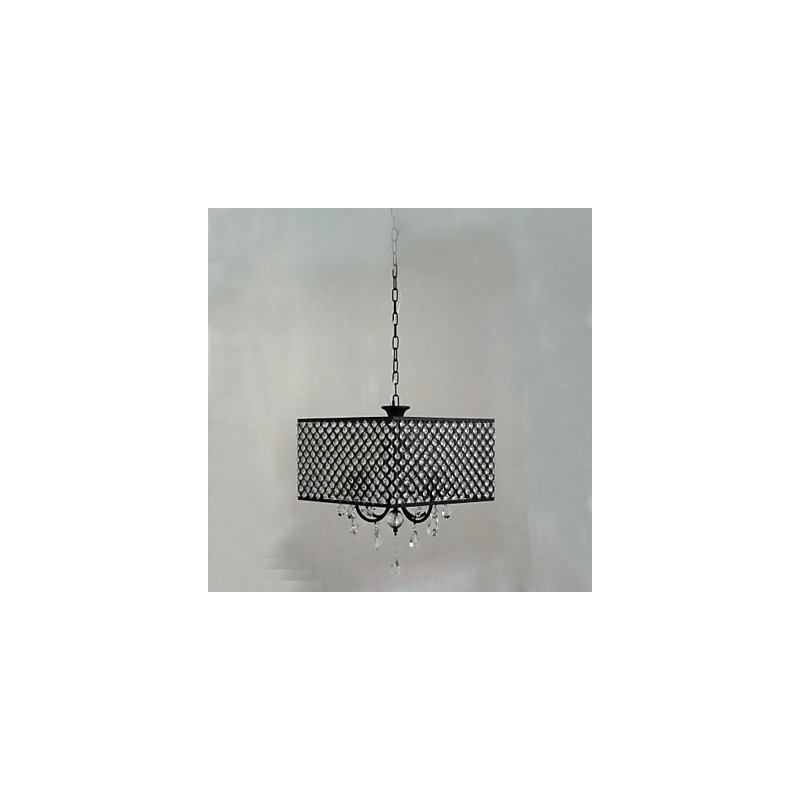 Traditional Classic Crystal Painting Metal Chandelier