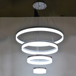 Acrylic Chandelier Ring Pendant Light Lighting Fixtures with