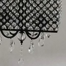 Traditional Classic Crystal Painting Metal Chandelier