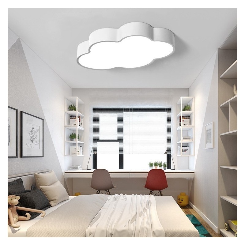 Macaron Multi color Cloud Modern Nordic Style Flush Mount Ceiling Lights with Acrylic Shade