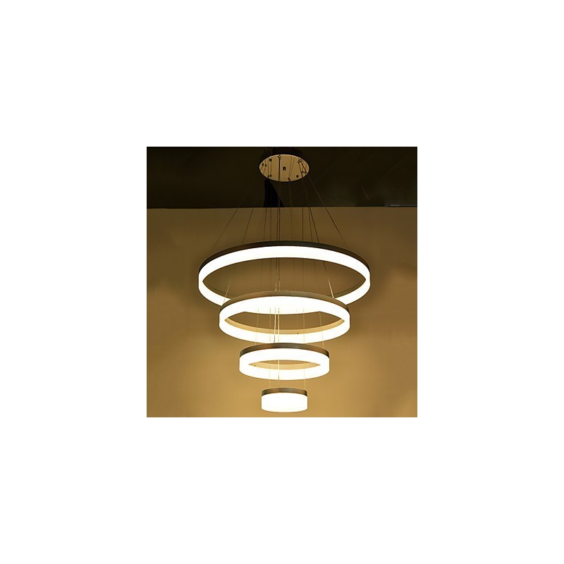 Acrylic Chandelier Ring Pendant Light Lighting Fixtures with