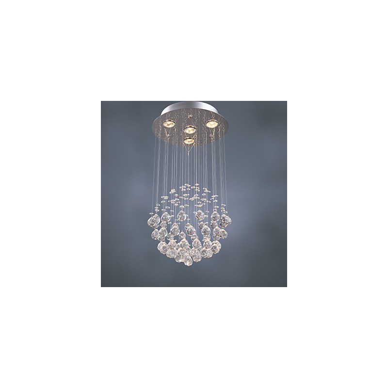 Chandelier Luxury Modern Crystal 4 Lights