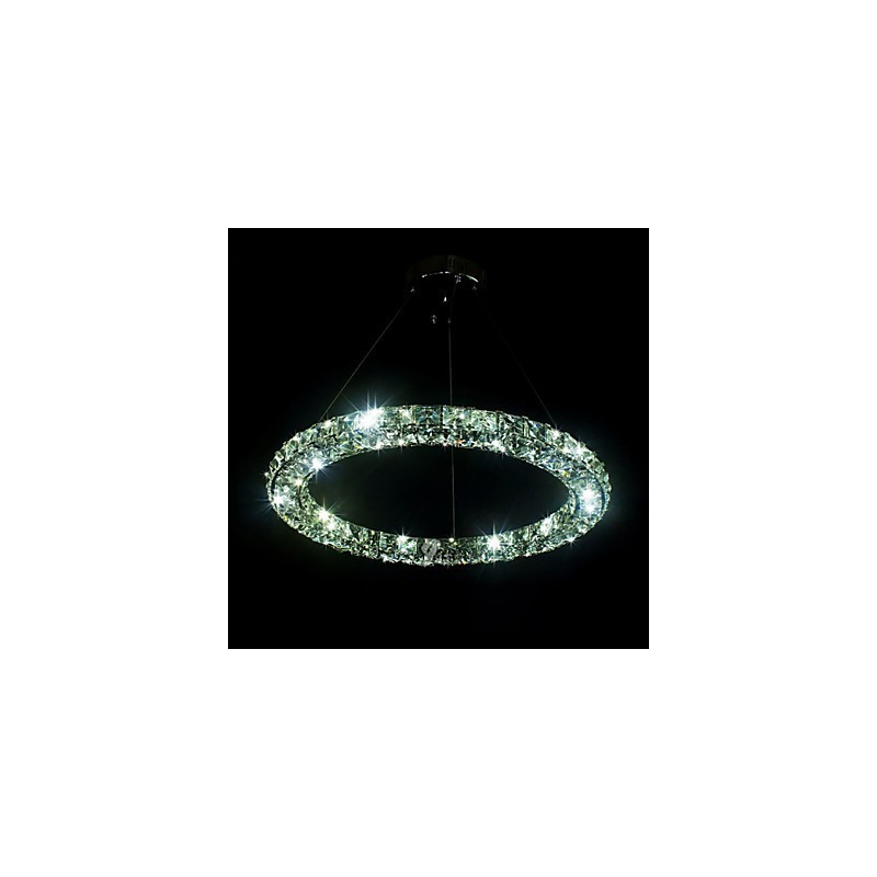 Crystal Pendant Lighting Modern Single D40CM Three Sides K9 Crystal Indoor Ceiling Lights Lamp Fixtures