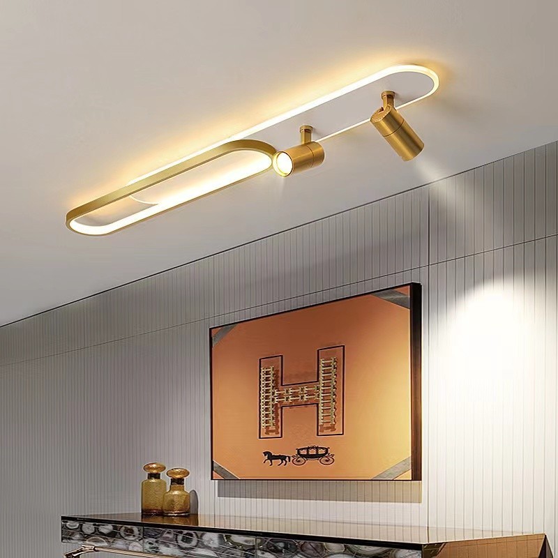 Nordic Long Strip Ceiling Bright Downlight