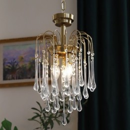 Water Drop Glass Chandelier luminaire