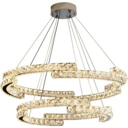 Round Crystal Pendant Light Luxury K9 Crystal Indoor Ceiling Luminaire
