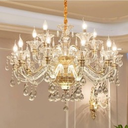 Luxury Crystal Chandelier K9 Crystal Chandelier with Glowing Arm