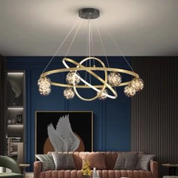 Nordic Modern Gold Circle Pendant Light