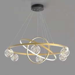 Nordic Modern Gold Circle Pendant Light