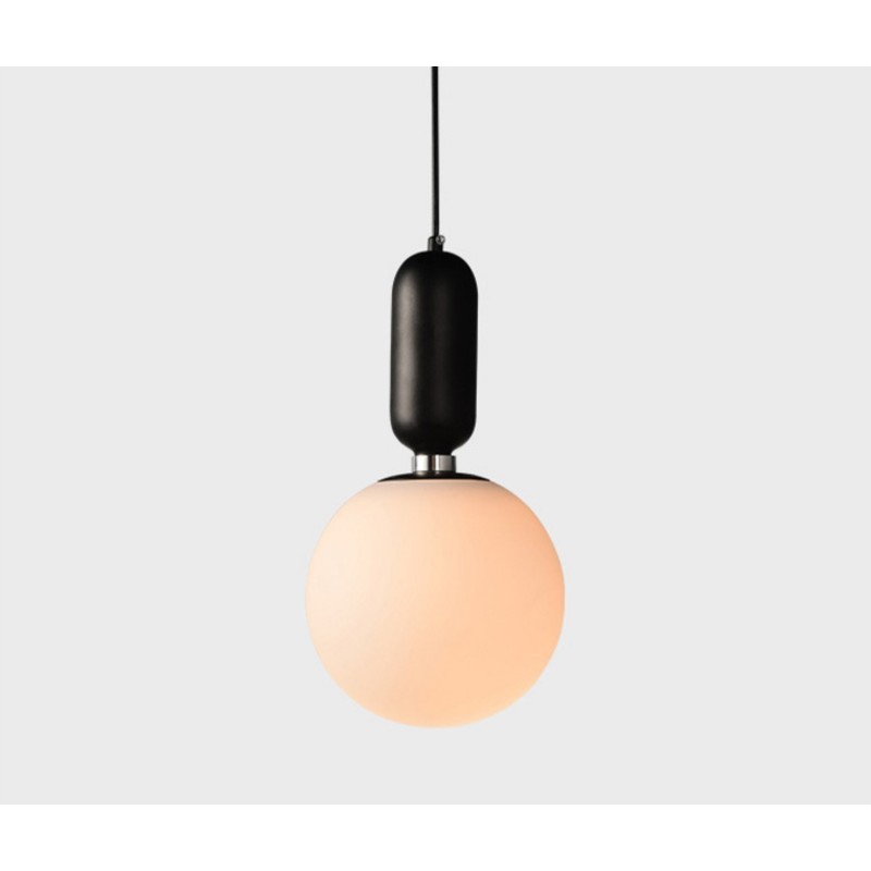 Modern Contemporary Pendant Light with Glass Shade