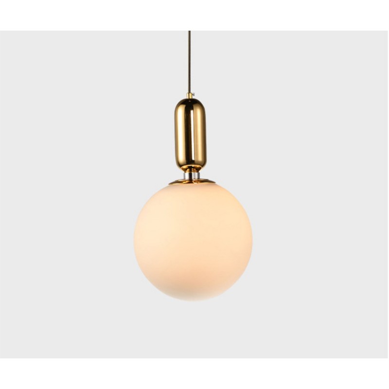 Modern Contemporary Pendant Light with Glass Shade