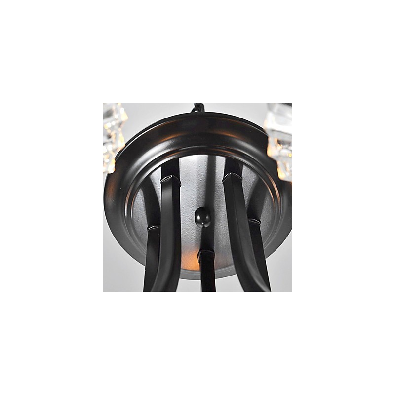 European Style Vintage 5 Light Chandelier With Horned Arm