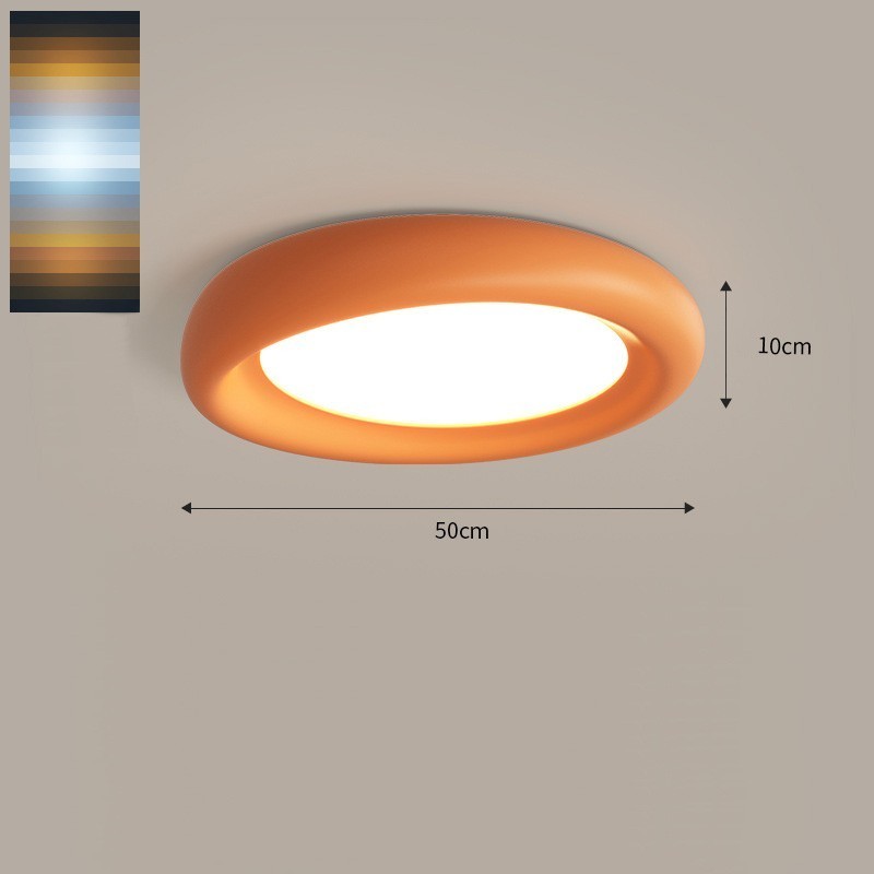 Dimmable Round Full Spectrum Eye Protection Multi Colours Modern Flush Mount Ceiling Light Indoor Lighting Fixtures