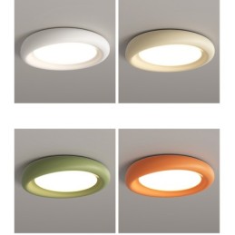 Dimmable Round Full Spectrum Eye Protection Multi Colours Modern Flush Mount Ceiling Light Indoor Lighting Fixtures