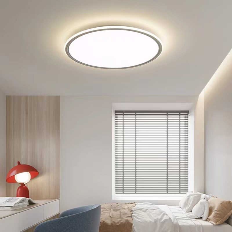 Nordic 3.5cm Thickness Round Full Spectrum Eye Protection Indoor Dimmable Ceiling Light