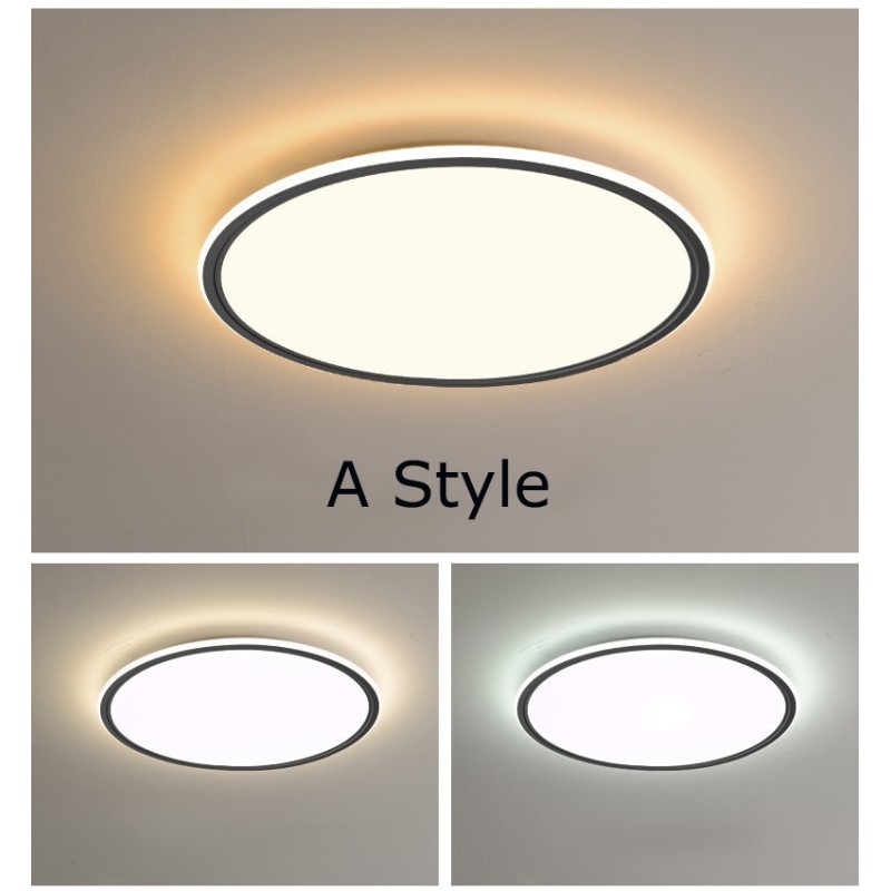 Nordic 3.5cm Thickness Round Full Spectrum Eye Protection Indoor Dimmable Ceiling Light