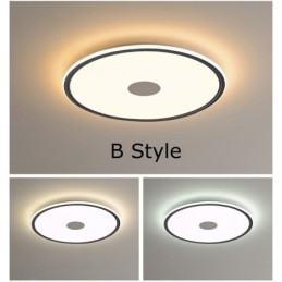 Nordic 3.5cm Thickness Round Full Spectrum Eye Protection Indoor Dimmable Ceiling Light