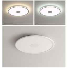 Nordic 3.5cm Thickness Round Full Spectrum Eye Protection Indoor Dimmable Ceiling Light