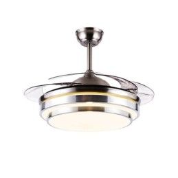 Modern Ceiling Fan Lamp ABS Fan Blade Acrylic Lighting