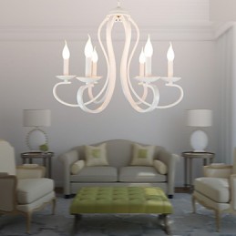 Chandelier Modern Traditional Retro Country Metal