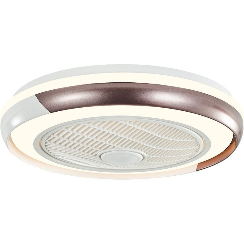 Modern Ceiling Fan Lights Acrylic Round Ceiling Lamp With Remote Control