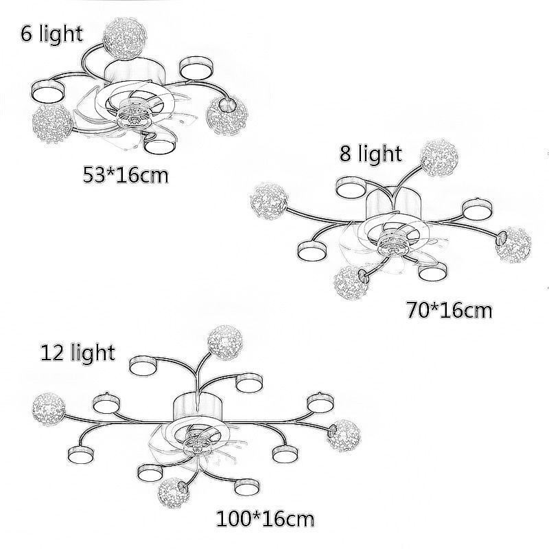 Creative Fan Ceiling Light Ceiling Chandelier