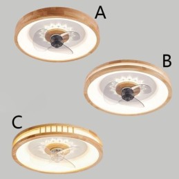 Modern Inverter Ceiling Fan With Lights Remote Control Ceiling Light Fan Lamp