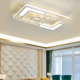 Modern Rectangular Ceiling Fan Light Fixtures