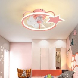Cartoon Ceiling Fan Light Creative Ceiling Lamp Kid's