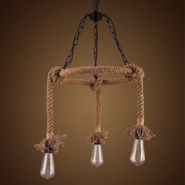 American Country Hemp Chandelier