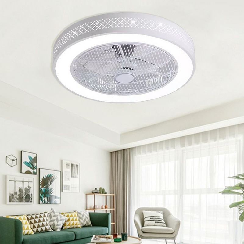 Ultra thin Ceiling Fan Light Invisible Ceiling Fan With Light